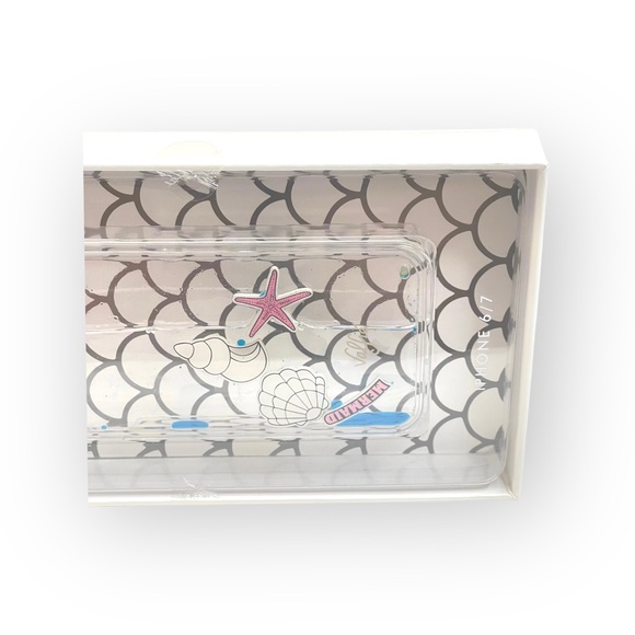 new Valfre  Clear Mermaid Phone Case with Ocean Charms  iPhone 6 7 8  Trendy - Picture 10 of 16